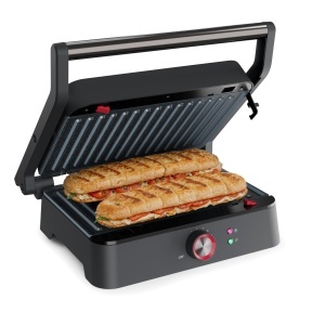 Grill Contact Princess 1500 W, 180 Deschidere, Placi Detasabile, Inox