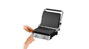 Grill electric Braun MultiGrill 7 CG7020, 2000W, 3 in 1, capacitate 12 burgeri - Img 2