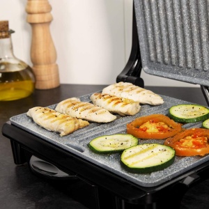 Grill electric Cecotec RocknGrill Rapid, 1500 W, suprafata 24,5 x 17,3 cm - Img 2