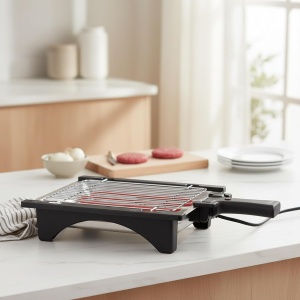 Grill electric Jata BQ95, 2000W, 2 inaltimi, fara fum si miros - Img 6