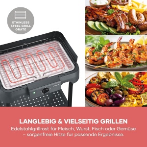 Grill electric Severin PG 8594, 2000W, 38x22cm, negru - Img 5