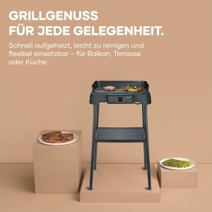 Grill electric Severin PG 8596, 2000W, 39x23cm, negru - Img 4