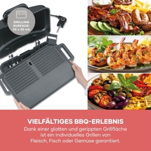 Grill electric Severin PG 8597, 2300W, 45x30cm, negru - Img 5