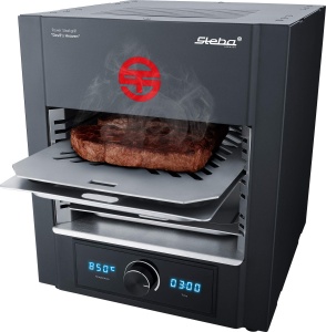 Grill electric Steba PS M 2000, 2000W, temperatura 400-850C, cuptor inox