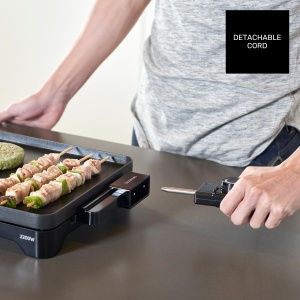 Grill electric Taurus Steakmax 2200 2200W suprafata antiaderenta negru - Img 8