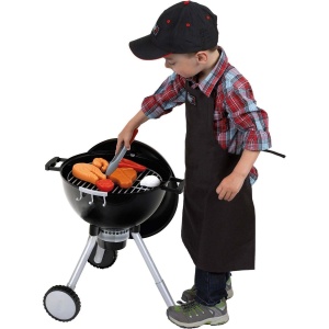 Grill pentru copii Theo Klein 9466 cu lumina si sunet, accesorii incluse, 40 cm