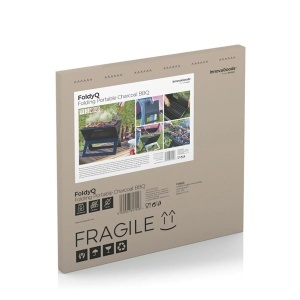 Grill portabil InnovaGoods Foldyq, din otel, compact, pliabil, pentru 2-4 persoane - Img 2
