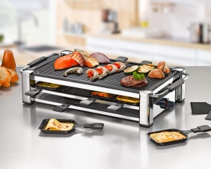 Grill Raclette Rommelsbacher RCC 1500 1500W 8 persoane Antiaderent - Img 6