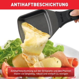 Grill Raclette Tefal Ambiance, 10 persoane, 1350W, negru, inox - Img 7