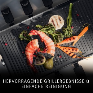 Grill Raclette WMF Master 8 Persoane, 1500 W, Negru Mat, Cu Control Temperatura - Img 3
