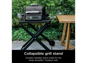 Grillstand pentru Gratar Ninja Woodfire OG700, Faltabil, Negru, Witterungsbestandig - Img 6