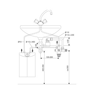 Grupa de siguranta AEG Eltron SVMT 12 pentru acumulatoare de apa calda, 7 bar - Img 2