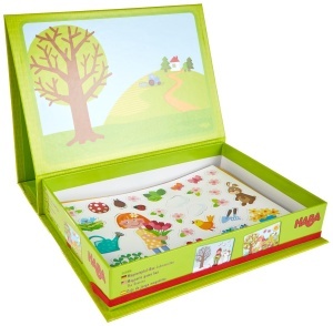 HABA 303386 Cutie Magnetica Joc Interactiv Anotimpuri Portabil - Img 2