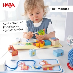 HABA 5580 Set de Joaca Ferma pentru Copii Joc de Indemanare din Lemn Motive Ferma de la 18 Luni - Img 3
