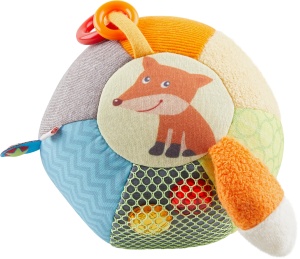 HABA Entdeckerball Waldfreunde Jucarie pentru Bebelusi 6 luni cu Elemente Interactive O10cm