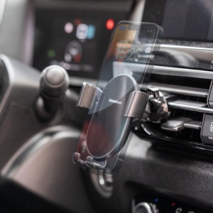 Halter auto pentru telefon cu incarcare rapida Chakar InnovaGoods, 15W, ajustabil - Img 4