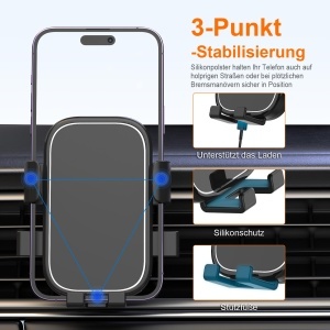 Halter auto pentru telefon GRIFEMA GD520, compatibil 4.7-7 inch, rotatie 360 - Img 6