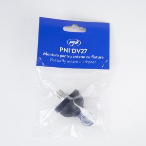 Halter pentru antene Butterfly PNI DV27, otel, ABS, argintiu - Img 4