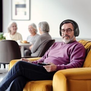 Hama Casti Wireless pentru TV 24 GHz Over-Ear 16 ore autonomie Negru - Img 8