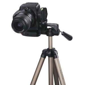 Hama Trepied usor entry-level cu cap cu 3 cai, Star 75 125-3D, sampanie - Img 3