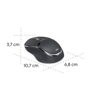 Hama WM-800 Mouse Wireless Multi-Device Negru BluetoothFunk 8 Butoane - Img 6