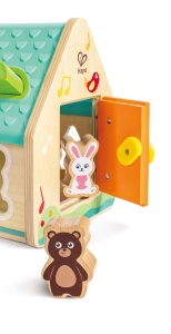 Hape Formsortierer pentru copii 24 luni joc educativ cu forme si figurine - Img 4