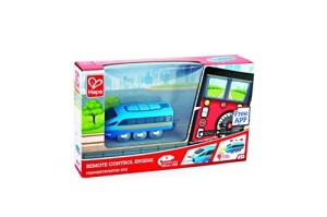 Hape Tren cu Telecomanda Bluetooth Albastru Compatibil cu Seturi de Tren din Lemn - Img 3