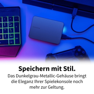 Hard Disk extern Toshiba Canvio Gaming 4TB pentru console si PC - Img 6
