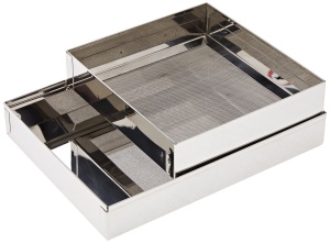 Harinero inox Ibili 718300, 25 x 20 x 25 cm, ideal pentru prafuit - Img 2