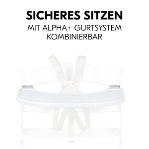 Hauck Alpha Click Tray White Compatibil cu Scaunele Alpha si Beta Material Reciclat Usor de Montat - Img 5