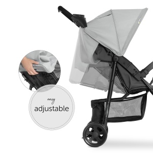 hauck Buggy Citi Neo 3 cu suport pentru pahare pliabil mic cu o singura mana pentru copii de la nastere pana la 22 kg cu functie de inclinare geanta i - Img 5