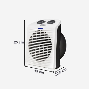 Heizluftung BLACKDECKER BXSH2000E 2000W, 2 trepte de incalzire, alb - Img 9