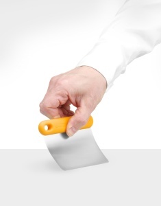 Hendi Teigschneider Heavy-Duty Portie Teig Pizzateig Ergonomic Orange - Img 2
