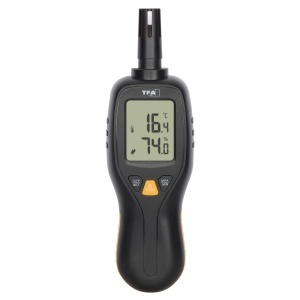 Higrometru digital TFA Dostmann Profi 31.1066.01, temperatura -50C pana la 70C, negru - Img 4