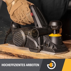 Hobel masina CAT DX86 900W, 82mm, 16000 Umin, adancime taiere 3mm - Img 4