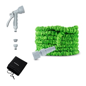Hose extensibil InnovaGoods, 15 m, cu pistol cu 7 tipuri de spray, robust