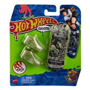 Hot Wheels Skate Fingerboard HGT46 Design Tony Hawk Cu Pantofi Detasabili - Img 7