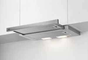 Hota telescopica AEG DPS362AS 60cm Gri LED Metal-Fettfilter