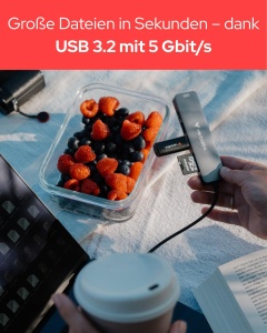 Hub Multiport USB-C Verbatim 6 Porturi HDMI 4K, 100W, SDmicroSD - Img 4