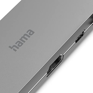 Hub USB C Hama 5 Porturi cu HDMI 4K, 2 USB-A, 1 USB-C, Alu - Img 4