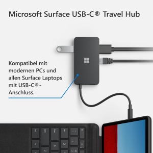 Hub USB-C Microsoft Surface, 5 porturi, compatibilitate cu laptopuri Surface - Img 5