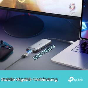 Hub USB-C TP-Link UH6120C, 6 in 1, 4K 60Hz HDMI, 100W PD - Img 4