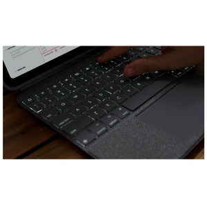 Husa cu tastatura Logitech Combo Touch pentru iPad (10. Gen) - Tastatura iluminata, design flexibil - Img 8