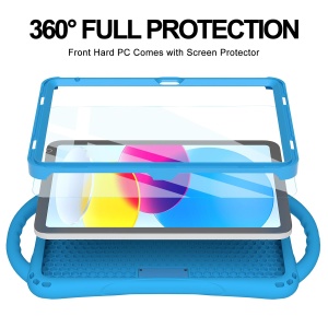 Husa de protectie TOPESCT pentru iPad A16 11. 10. generatie, din silicon, cu suport si maner - Img 4