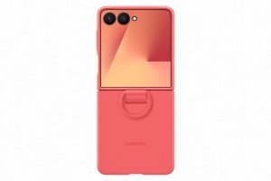 Husa din Silicon Samsung EF-PF766 pentru Galaxy Z Flip7, Rosu, Subtire si Rezistenta - Img 5