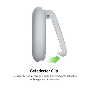 Husa pentru AirTag Belkin cu Clip, Protectie Kratz, Hellgrau - Img 3
