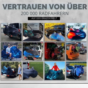 Husa pentru bicicleta VELOSOCK RAYRoad - Protectie transport, material rezistent, usor de utilizat - Img 7