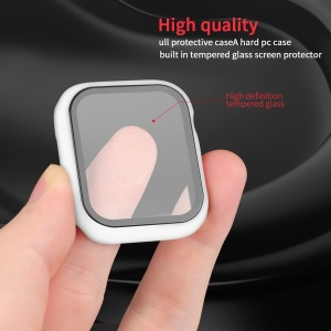 Husa pentru Ceas Inteligent Apple Watch 44mm, Transparenta, Cu Protectie din Sticla - Img 2