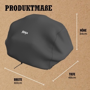 Husa pentru Grill Ninja Woodfire OG701, Neagra, Waterproof, Protectie Anuala - Img 2