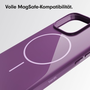 Husa pentru iPhone 16 Pro Beats - MagSafe, Kratzfeste, Abendlila - Img 3